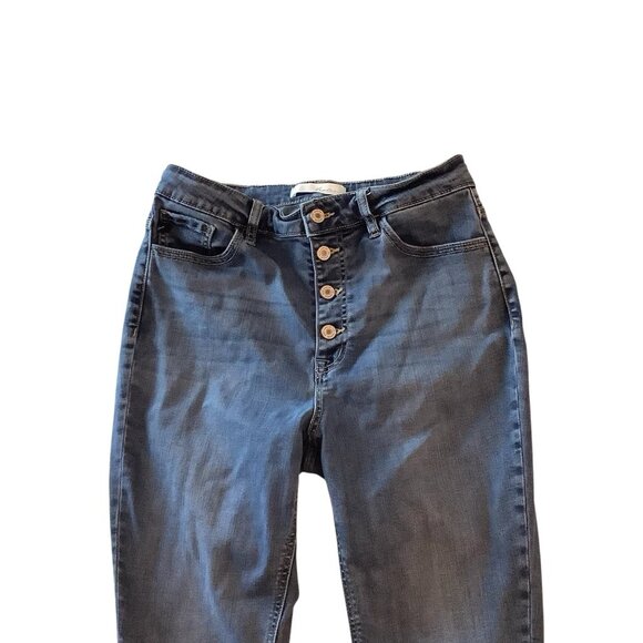 Kancan Buttonfly High-Rise Ankle Skinny Jeans Size 11/29 - Picture 3 of 10